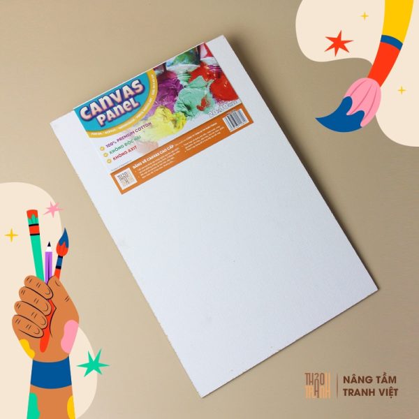 Tấm Canvas Panel Ép Thảo Tranh – Canvas Vẽ Tranh, Toan Vẽ Tranh